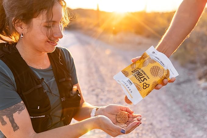 Honey Stinger Organic Mini Vanilla Waffles, Energy Stroopwafel for Exercise, Endurance and