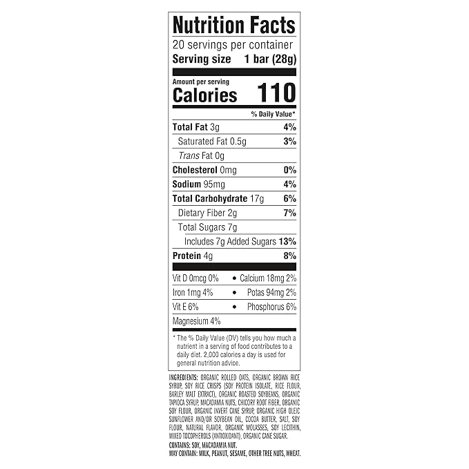 CLIF BAR Minis - White Chocolate Macadamia Nut Flavor - Made with Organic Oats - 4g Protein