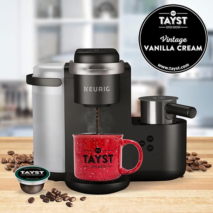 Tayst Coffee Pods, Vanilla Cream Medium Roast, K Cups Compatible with Keurig Coffee Maker