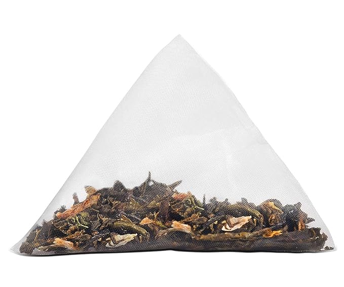 Two Leaves and a Bud Jasmine Green Tea Bags, 15 Count (Pack of 6) Whole Leaf Green Tea in Pyramid