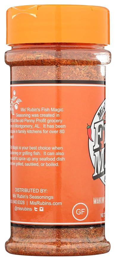 Magic Fish Seasoning, Cajun Seasoning, Savory, Spicy & Finger Licking Good ??Catfish, Bass, Salmon