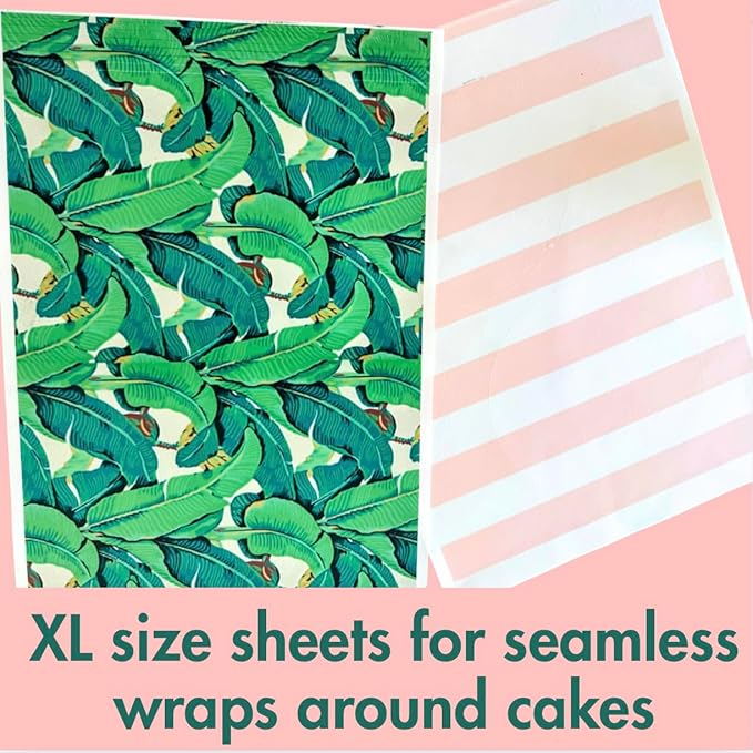 A3 XL Edible Frosting Sheets for Wide Format Edible Printers by Really Cute Sweets - 12-Pack