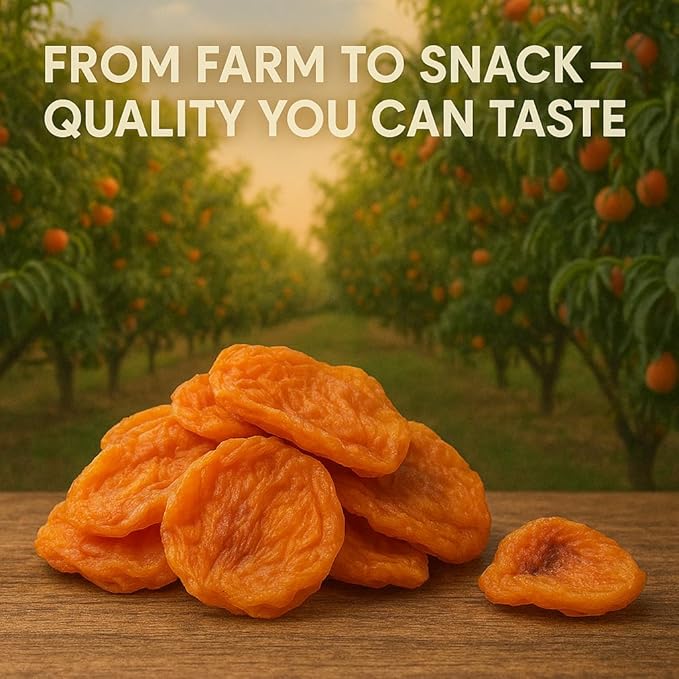 Anna and Sarah Dried Fancy Peaches in Resealable Bag, 2 Lbs