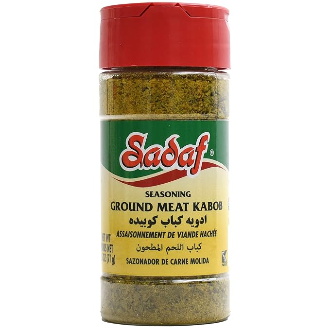 Sadaf Ground Meat Kabob Seasoning 3 x 2.5 oz - Middle eastern and mediterranean kebab spices and