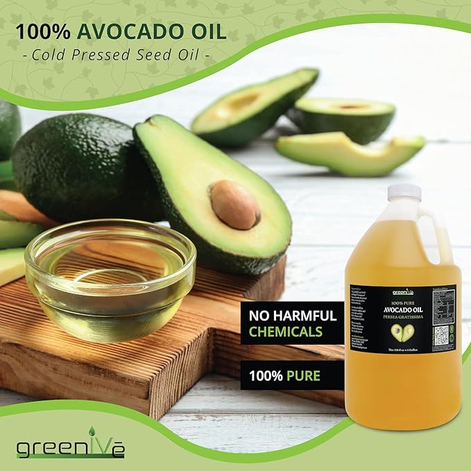 GreenIVe Avocado Oil Naturally Grown 100% Pure Natural without Additives, Clean, Cold Pressed