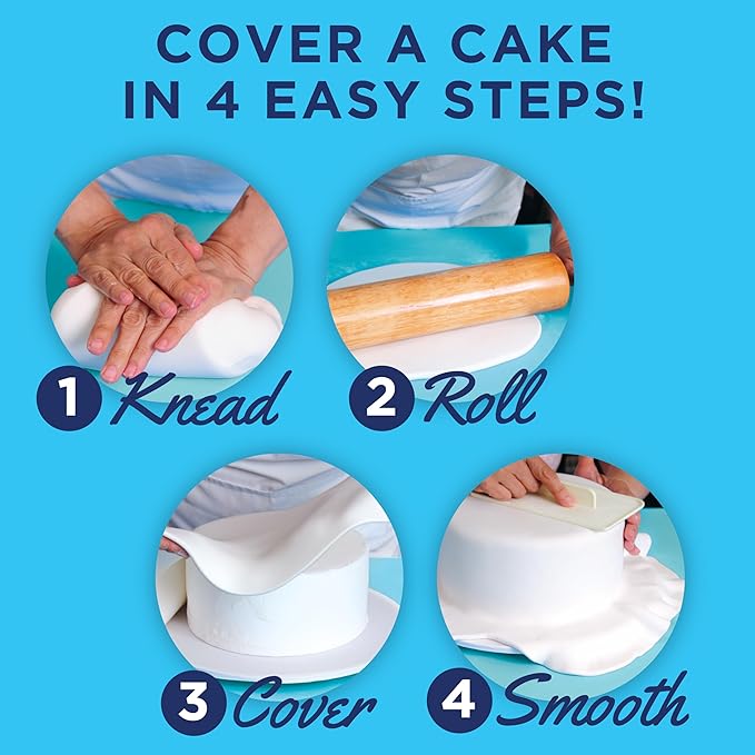 Satin Ice Fondant for Cake Decorating, Orange (2 Pound)