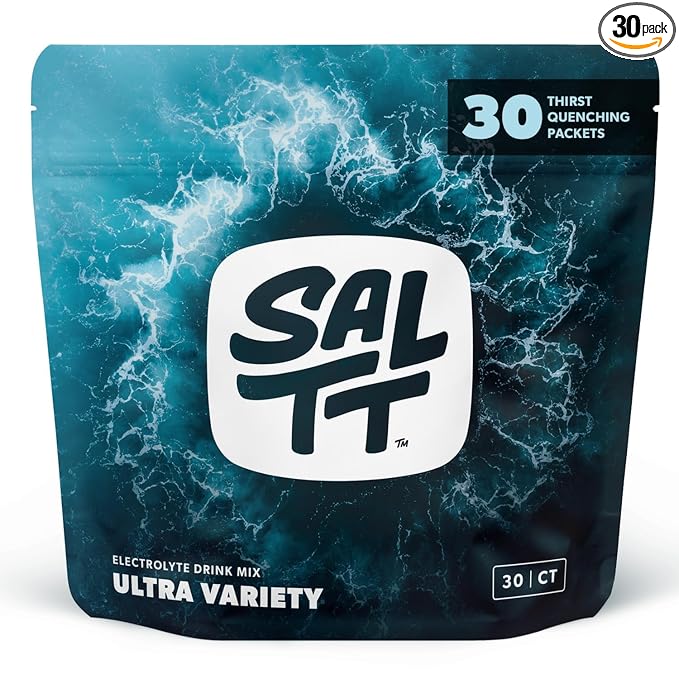 Keto Chow SALTT Electrolytes Powder Packets, Ultra Variety Pack (30 Packets) - Magnesium