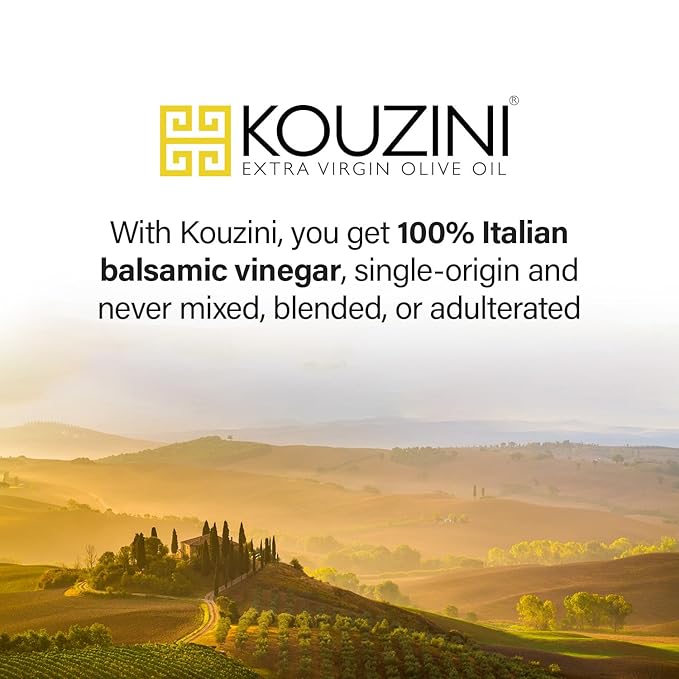 Kouzini Ultra Premium White Jalapeno Lime Balsamic Vinegar - Sweet & Thick Italian Dressing for