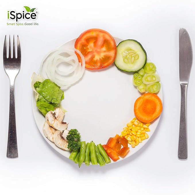 iSpice - Salt-Free | Sugar free | 100% Pure Wellness Vegetable Fat Free Super Spice Blend | All