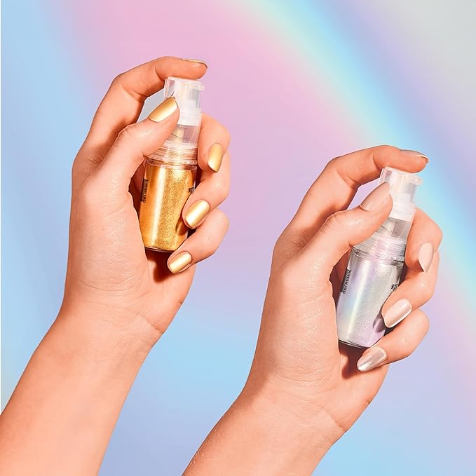 Fancy Sprinkles Fancy Dust Duo Premium Edible Glitter Spray for Sparkling Food & Drinks No Taste or