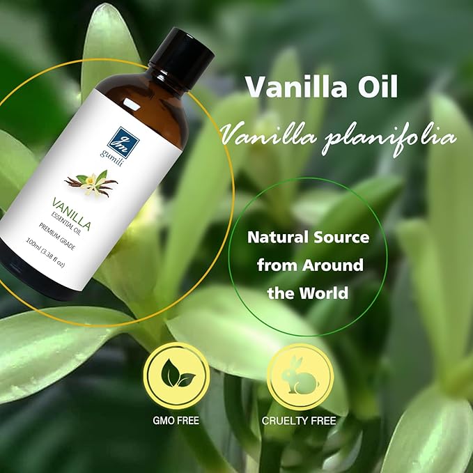 Vanilla Essential Oil 200ML, Natural Vanilla Oil Scented Oils for Aromatherapy &