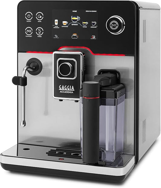 Gaggia Accademia Luxury Italian Fully Automatic Espresso Machine with 19 Customized drink