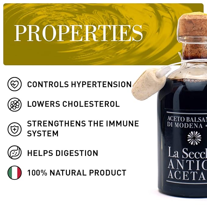 La Secchia - Balsamic Vinegar of Modena PGI "Four Stars", Aged in 16 Juniper Barrels, Medium-High