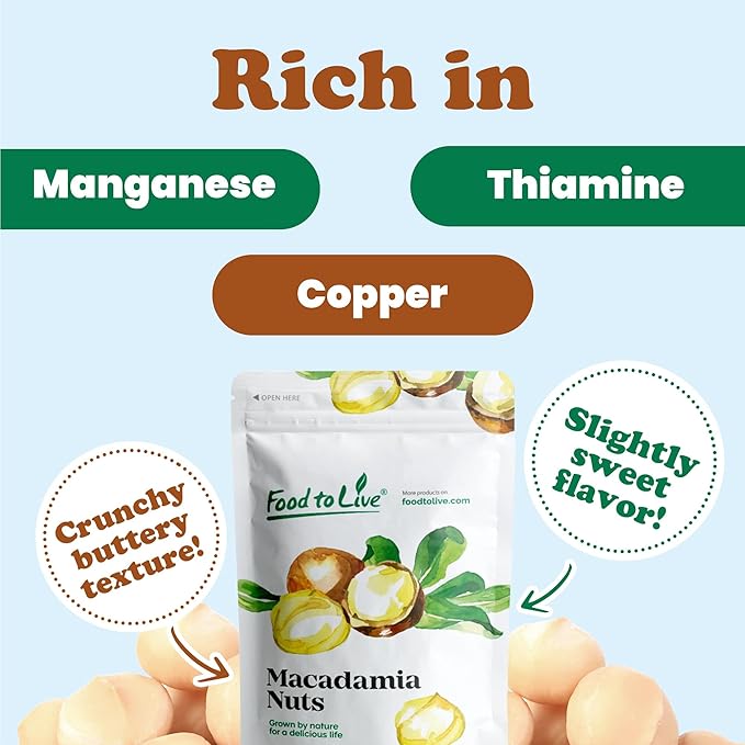 Whole Macadamia Nuts, 12 Pounds — Non-GMO Verified, Raw, Unsalted, Unroasted, Keto Friendly