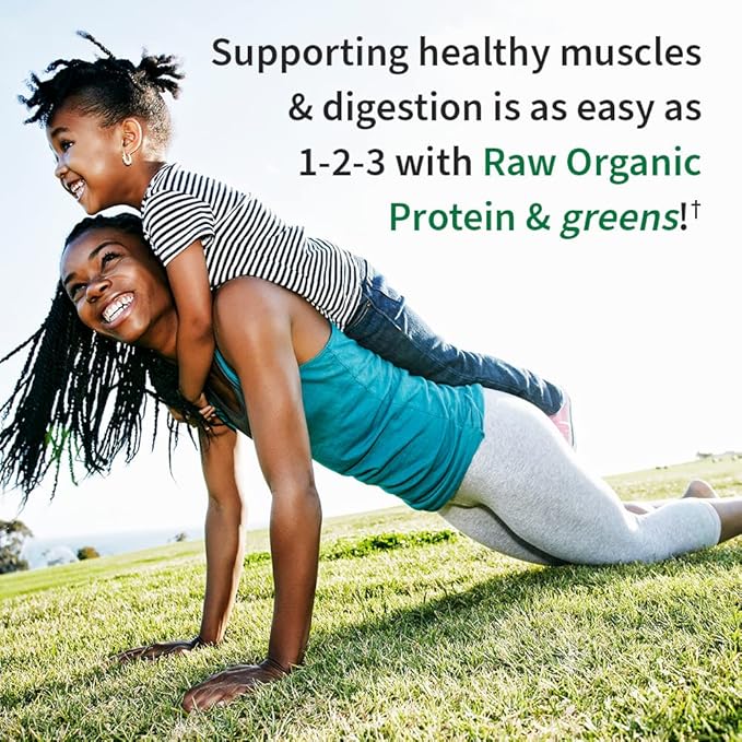 Garden of Life Raw Organic Protein & Greens Lightly Sweet, Vegan Protein Powder for Women and Men