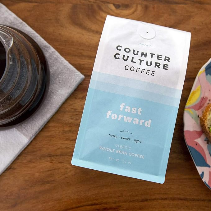 Counter Culture Coffee Fast Forward - Light Roast, Organic, Sustainably Farmed, Kosher, Whole Bean