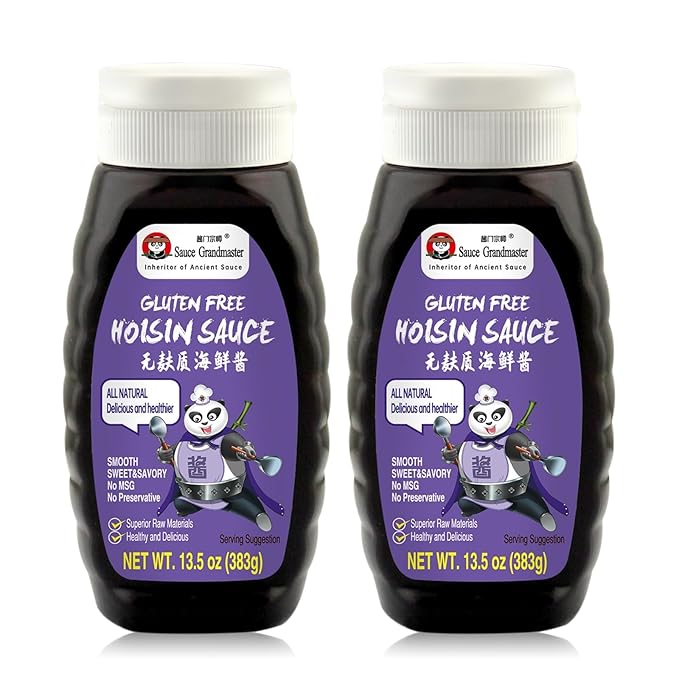 Gluten Free Hoisin Sauce, Exclusive Formula, The Soul of Asian Flavors, Low Sodium Vegan, No
