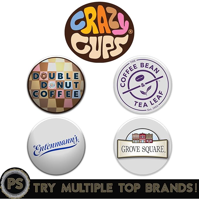 Crazy Cups Cappuccino & Hot Chocolate Variety Pack, Including Flavored Hot Chocolate & Cappuccino
