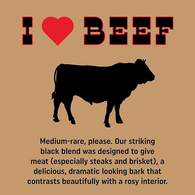 Fire & Smoke Society Black & Tan Steak Seasoning | BBQ Rubs, Steak Rub for Smoking and Grilling