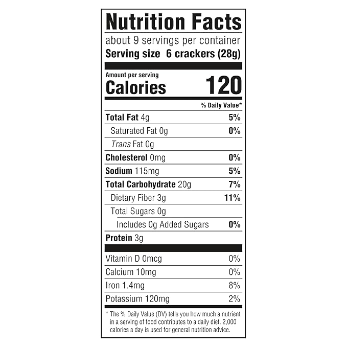 Triscuit Four Cheese & Herb Whole Grain Wheat Crackers, Lunch Snacks, Bulk Snack Crackers, 6 - 8.5