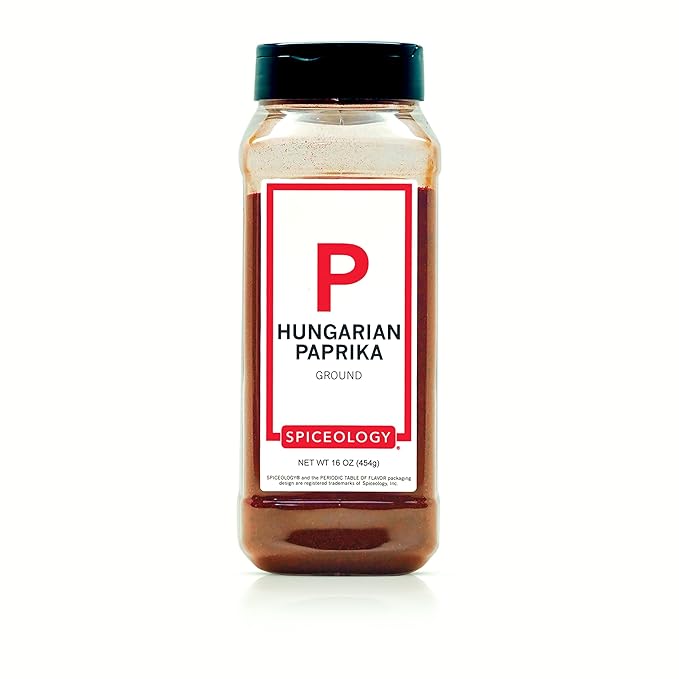 Spiceology ??Ground Paprika ??Mild, Sweet Red Pepper Spice for Rubs, Stews, Roasted Veggies &