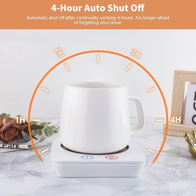 VOBAGA Coffee Warmer & Mug Warmer for Home Office Home Desk Gift Use, 20w Electric Cup Beverage
