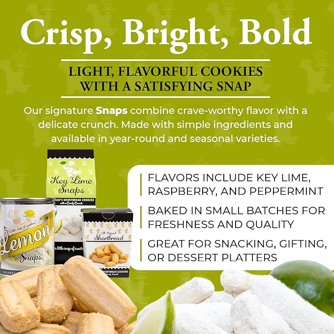 Flathau's Fine Foods, Gourmet Shortbread Cookies, Handcrafted All Natural Artisan Bites
