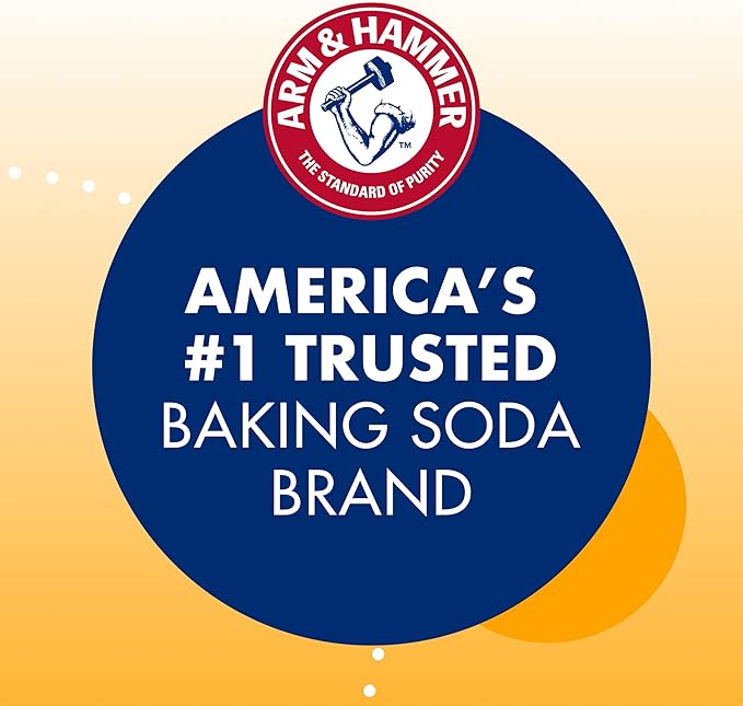 ARM & HAMMER Baking Soda Made in USA, Ideal for Baking, Pure & Natural, 2.7lb Bag