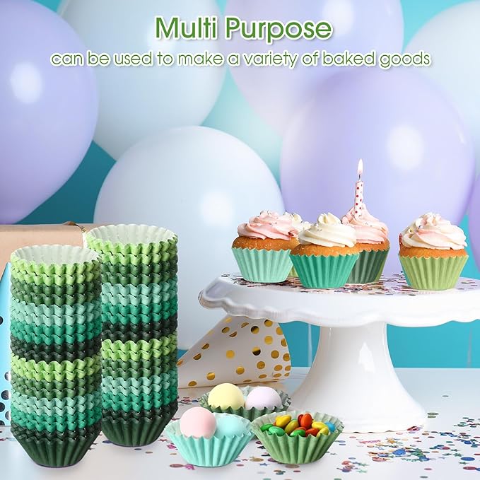 Zonon 1000 Counts Cupcake Liners for Baking Liners Paper Cupcake Wrappers Bulk Cup Cake Cases