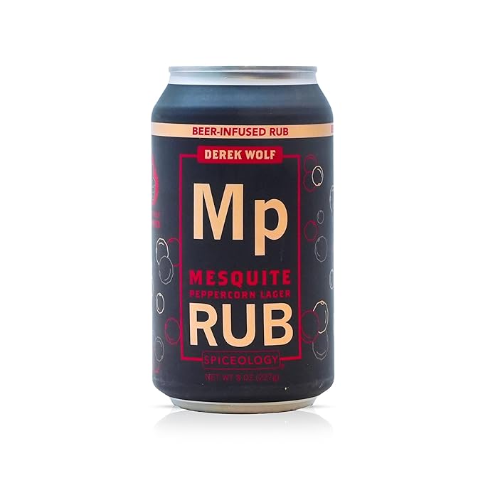 Spiceology & Derek Wolf - Mesquite Peppercorn Lager - Beer-Infused Barbecue Rubs, Spices and