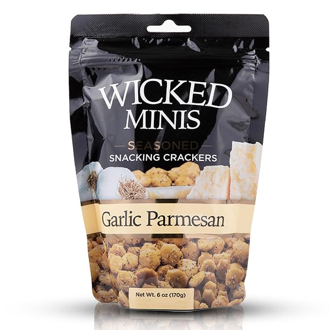 Wicked Minis Soup & Oyster Crackers - Saltine Crackers Salted Flavored Mini Puffed Soup Crackers