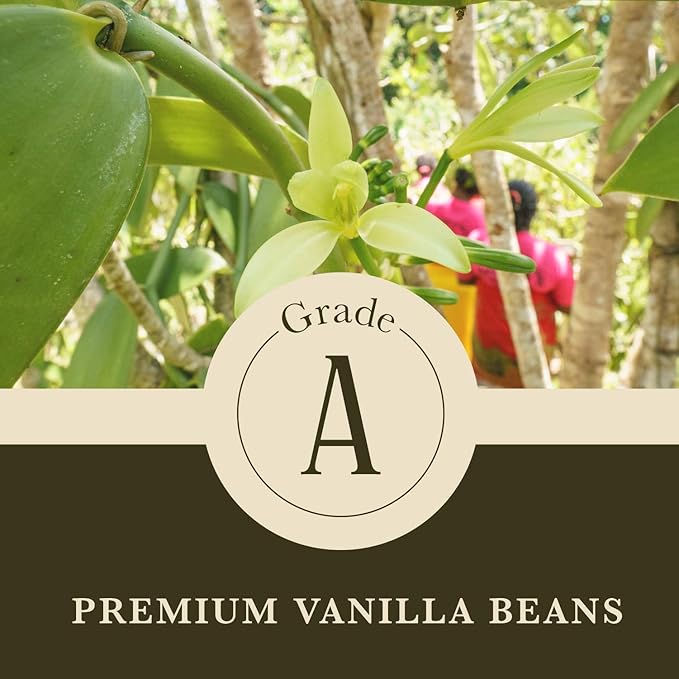 8 oz (1/2 lb) Organic Madagascar Whole Vanilla Beans, Grade A Vanilla Pods, Premium Vanilla Beans