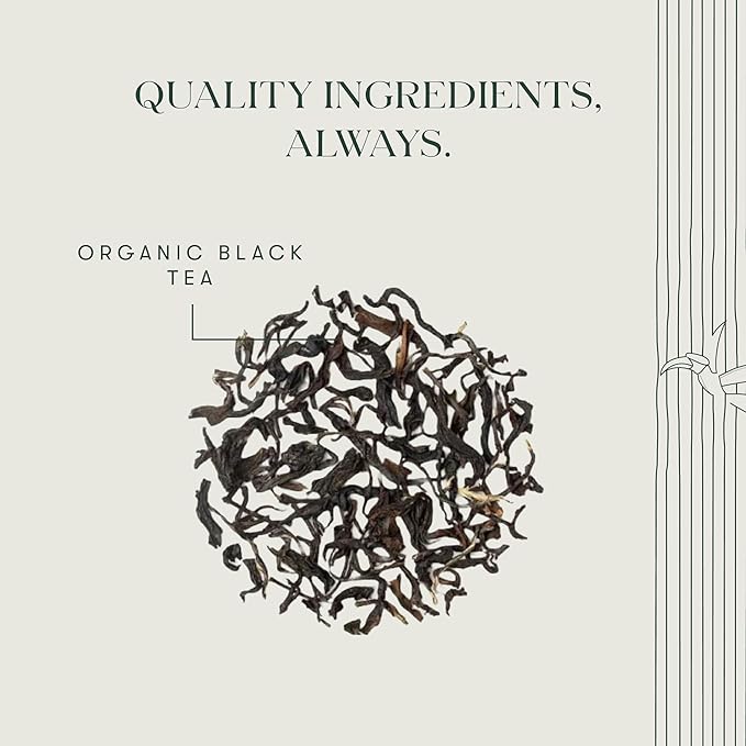 Luxmi Estates Queens Black Tea Blend 25 Tea Bags (50gm) Pack | Organic Black Tea | 50 Cups