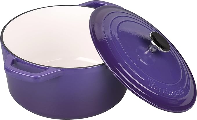Enameled Cast Iron Dutch Oven Pot with Lid, for Bread Baking, Round Bread Oven- include Sourdough