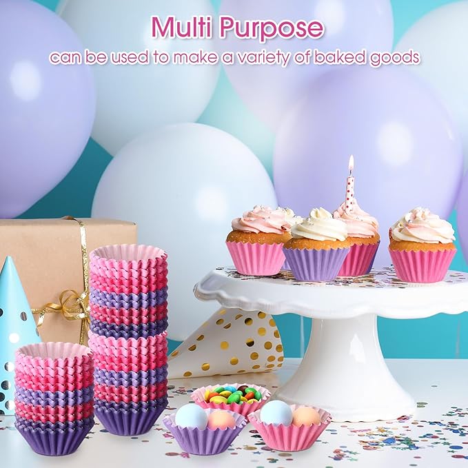 Zonon 1000 Counts Cupcake Liners for Baking Liners Paper Cupcake Wrappers Bulk Cup Cake Cases