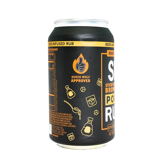 Spiceology & Derek Wolf - Sticky Bourbon Brown Ale - Beer-Infused Barbecue Rubs, Spices and
