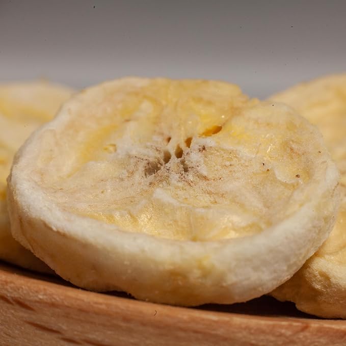 Survival Grocery® Freeze Dried Bananas - Gluten-Free, Unsweetened Banana Chips - Vitamin C & Fiber