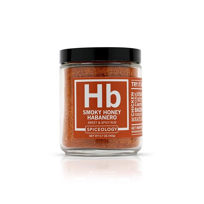 Spiceology - BBQ Rubs Gift Set - 8-Pack of Large Spice Blend and Seasoning Jars - Steak, Chicken