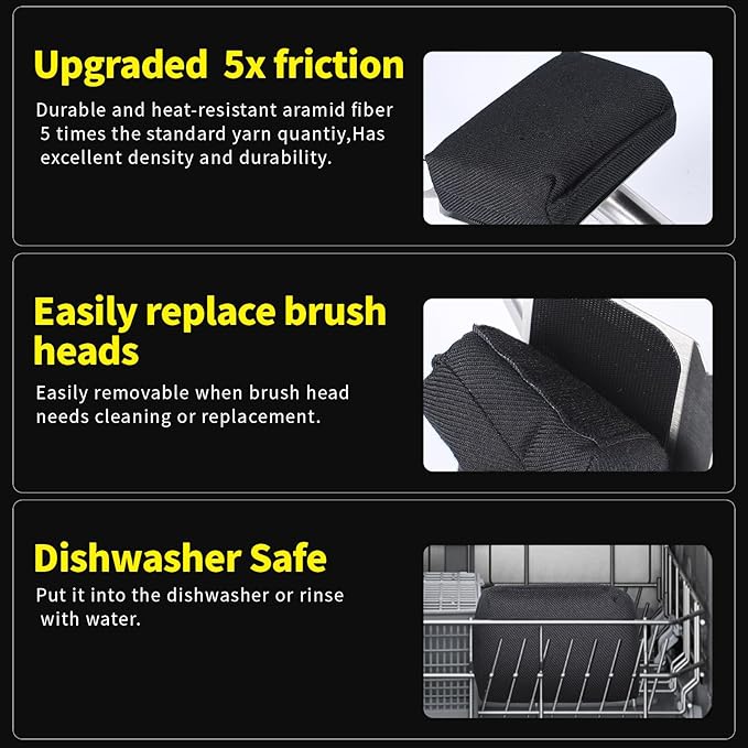 Steam Grill Brush Bristle Free,[Ultra Safe & Efficient] Grill Cleaner for Outdoor Grill,BBQ