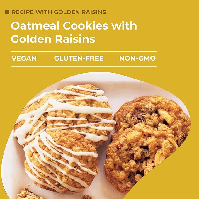 Amrita Golden Raisins 4 lb | No Added Sugar, Naturally Sweet, Gluten Free Dried Sultanas, Kishmish