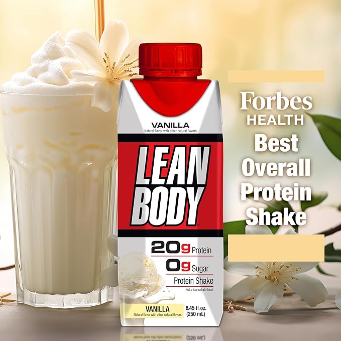 LABRADA Nutrition - Lean Body RTD Whey Protein Shake, Convenient On-The-Go Meal Replacement Shake