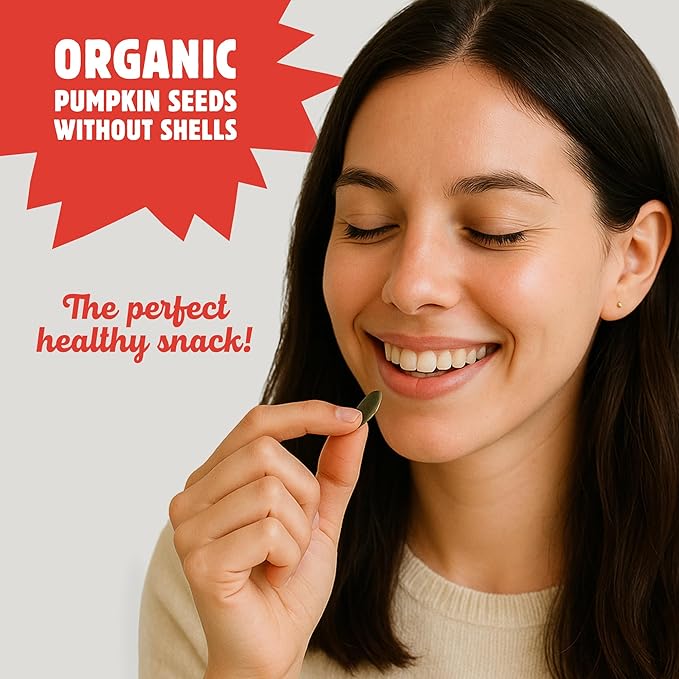 TOP FOX Snacks - Organic Pop-Roasted Pumpkin Seeds | Healthy Protein Snacks - Gluten Free - Keto