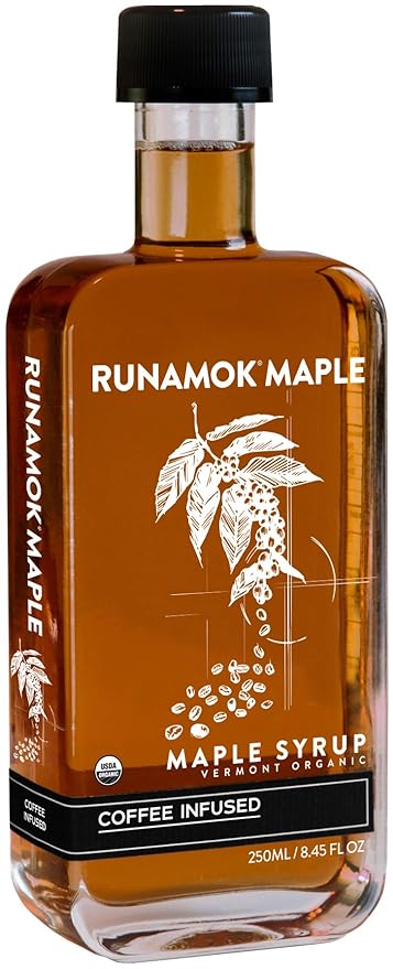 Runamok Coffee Infused Maple Syrup - Authentic & Real Vermont Maple Syrup | Make Your Ultimate