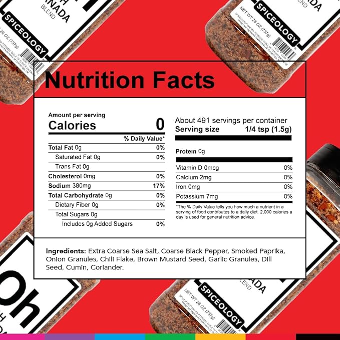 Spiceology - Oh Canada Steak Seasoning - All-Purpose BBQ Rubs, Spice Blends and Seasonings - Use