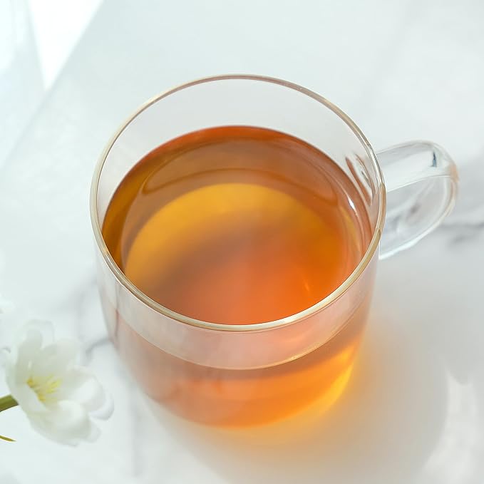Fescha Organic Jasmine Green Tea Bags Flower-scented Tea (100-count), Eco-Conscious Tea Bags