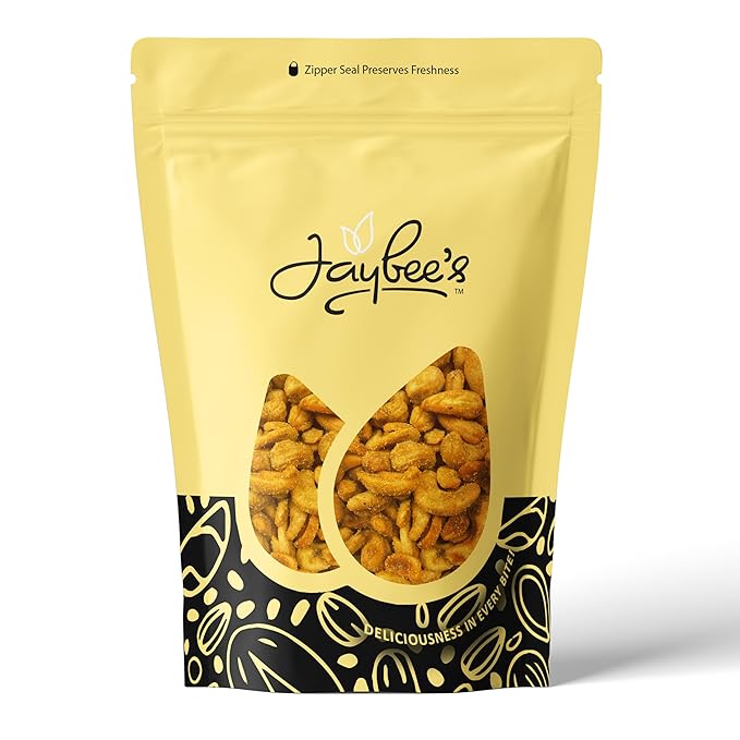 Chili Lime Cashews 3 Pounds - Spicy & Tangy Flavored Cashew | Resealable Bag | Gourmet Roasted Nuts