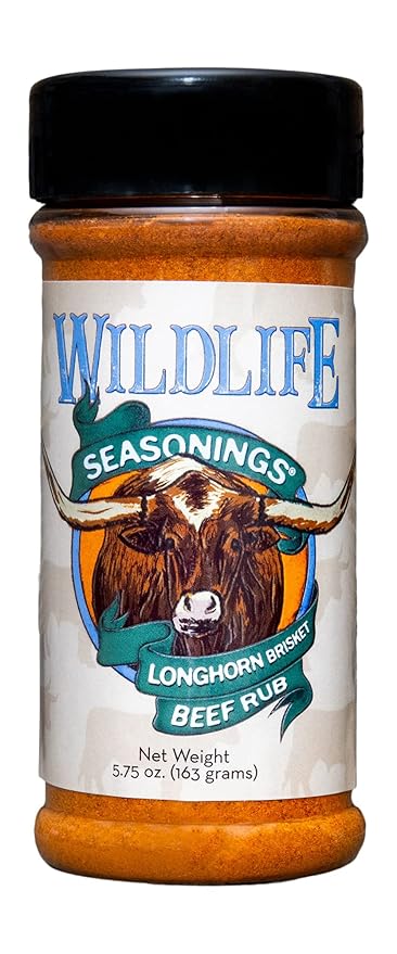 Wildlife Seasonings Longhorn Brisket Rub ??Sweet & Smoky Dry Rub Seasoning for BBQ & Smoking |