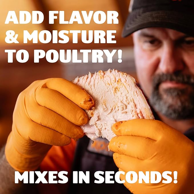 Kosmos Q Cajun Turkey Soak & Brine, Fiery Brown Sugar & Worcestershire Spice Blend for Whole Bird