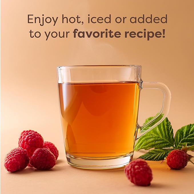 Waka Instant Green Tea Mix, Raspberry Flavored - 100% Tea Leaves, No Additives, Unsweetened