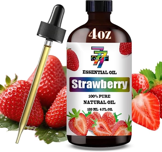 Strawberry Essential Oil (4 oz/120 ml) ??Strawberry Oils for Aromatherapy, diffusers, humidifiers